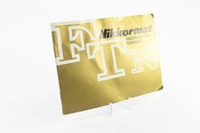 Nikon Nikkormat FTN Instruction Book Owner Manual G886