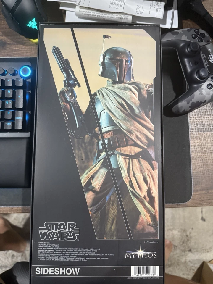 Figura Coleccionable Sideshow Sexta Escala ~ Star Wars ~ MITO BOBA FETT ~ ¡NUEVO! Foto 4 de 4