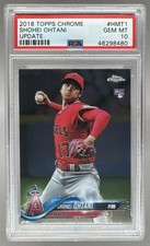 46298480 Shohei Ohtani 2018 Topps Chrome Update #HMT1 Rookie RC PSA 10