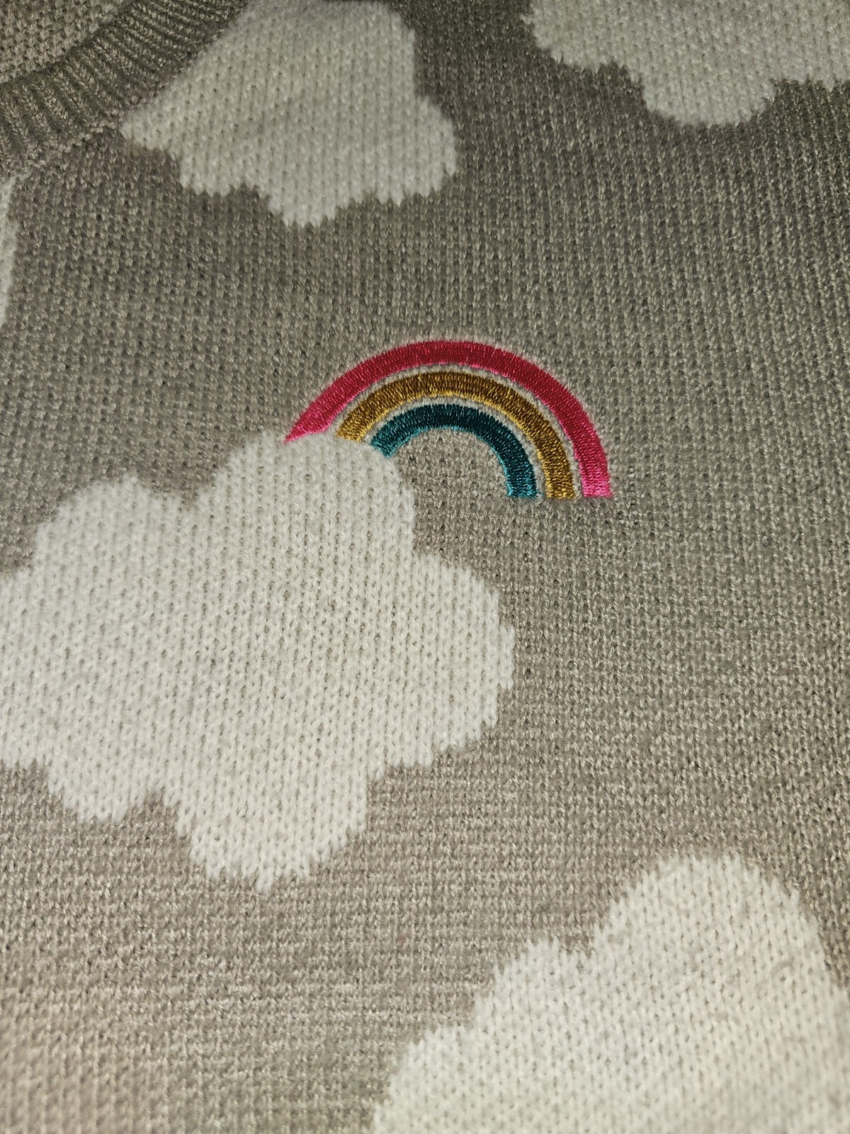 Torrid Cloud Rainbow Pullover Sweater Size 3 3X S… - image 4