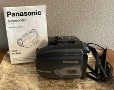 Panasonic PV-A208 VHS-C Palmcorder Camcorder No Battery Untested w Manual