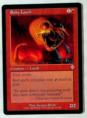 Ruby Leech - Invasion Edition - Magic The Gathering Card | eBay
