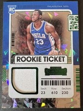 2021-22 Contenders Charles Bassey Rookie Ticket Cracked Ice SP RC Jersey Spurs