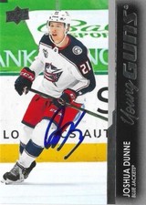 Joshua Dunne 2021-22 Signed Young Guns #1