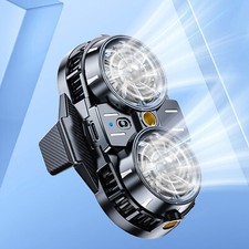 Semiconductor Dual Power Cooling Fan Cooler Fan Radiator for Phone Live Game