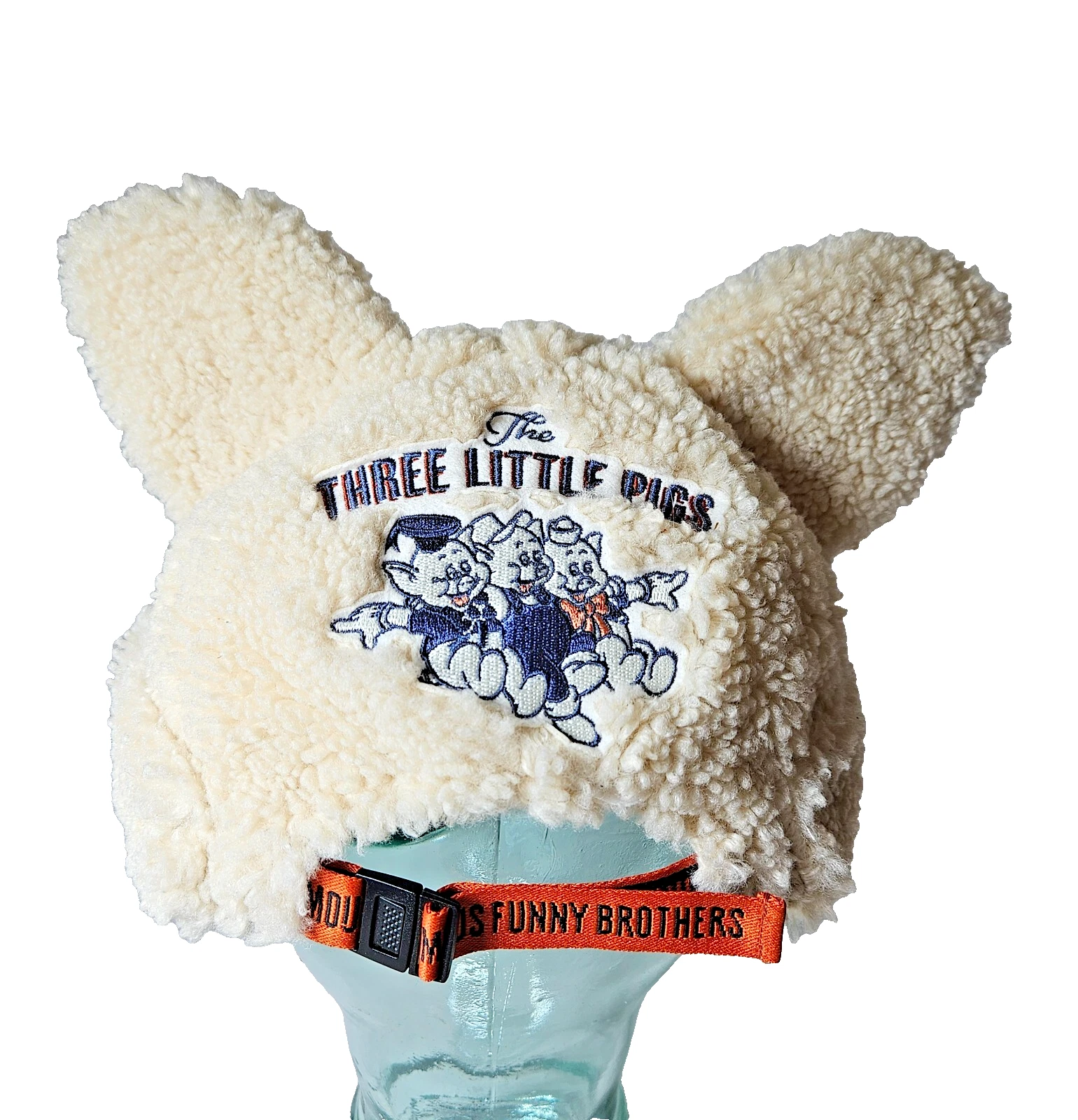 Tokyo Disney Japan Resort The Three Little Pigs Ear Hat Boa Fleece Hat/Cap