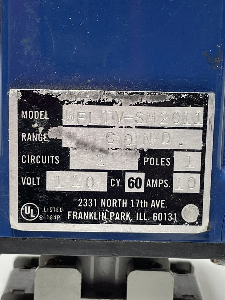 Lumenite WFLTV-SM2011 Control Relay 1P 10A - Image 3 of 4