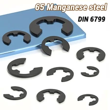 1.2mm - 24mm External E-Clips Retaining Washers All Sizes Din6799 C-Clip Circlip