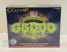 Click Art Incredible 65000 Image Pak Windows CD Set Imaging Editing Art