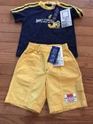 NWT Chicco 2Pc Toddler Baby Boy Clothes TShirt Top & Shorts Summer Outfit 12 Mo — photo 1