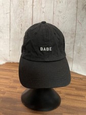 KBEthos Black Baseball Cap Hat - BABE - Strap...