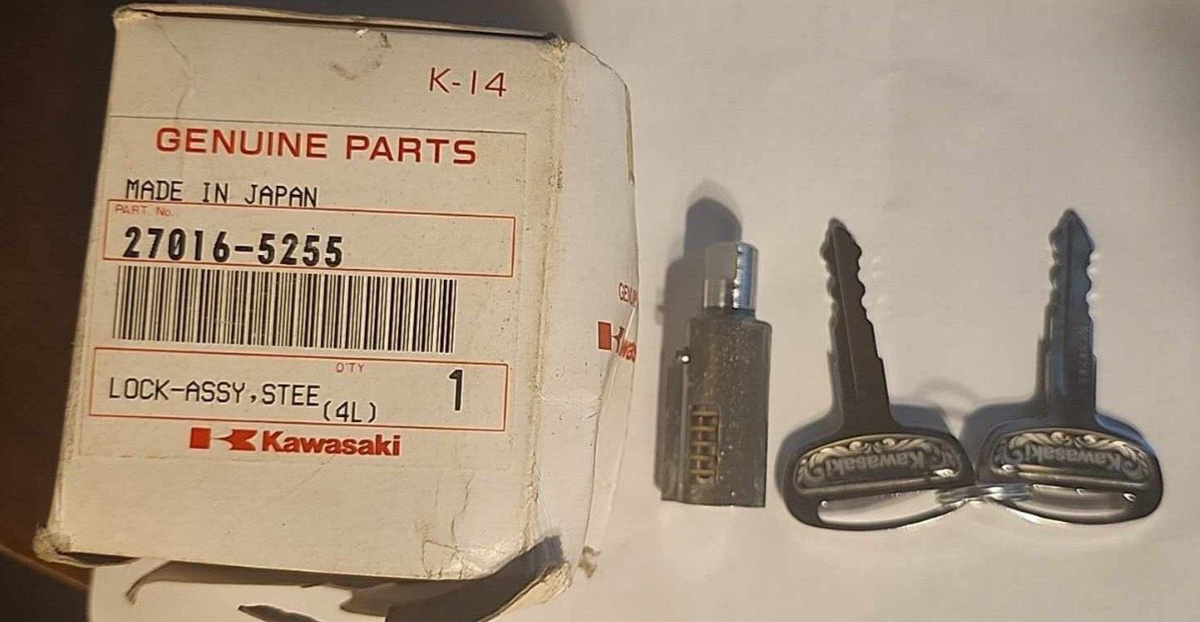 Kawasaki LOCK-ASSY,STEERING 27016-5255 OEM NEW #KA2 | eBay UK