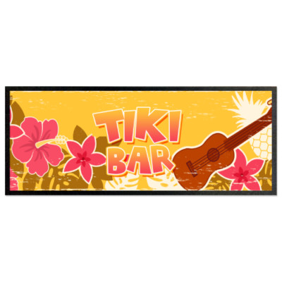 Tiki Bar Ukelele Bar Läufer Cocktailparty Bar Matte Man Cave Bar Accessoire