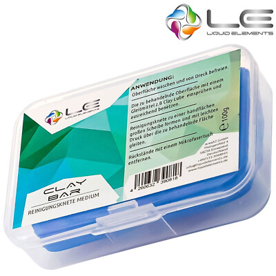 Liquid Elements Reinigungsknete Knete blau Clay Bar ( medium ) 100g