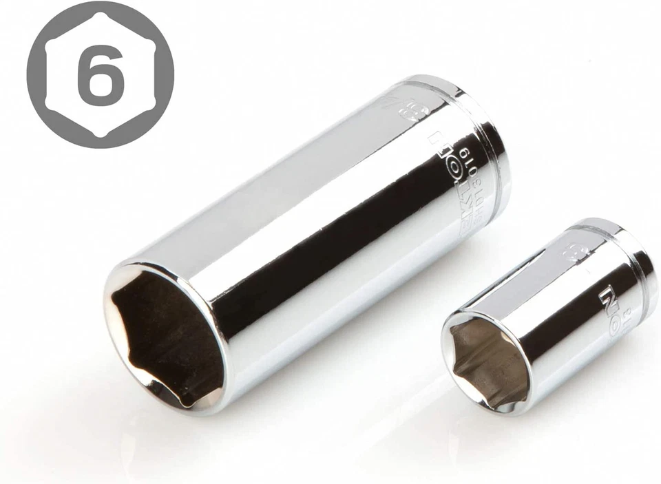 TEKTON SKT15301 Socket and Ratchet Set, 3/8 Inch Drive 6-Point, 46-Piece - Image 4 of 4