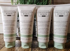 4 New Christophe Robin Hair Hydrating Melting Mask Aloe Vera 40ml Ea Travel Size