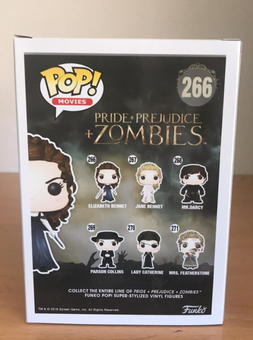 Pride + Prejudice + Zombies: Elizabeth Bennet Pop! Vinyl | Figurky a