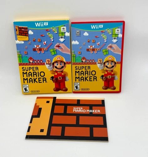Super Mario Maker CIB Nintendo Wii U Excellent Complete w/ Manual