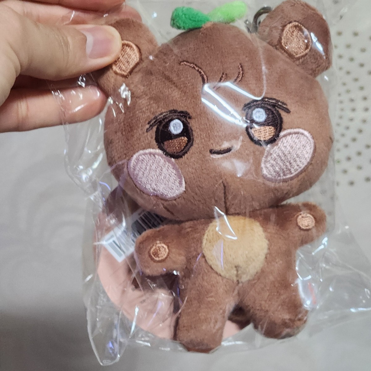 ATEEZ PLUSH KEYRING PHOTOCARD ADVENTURE POPUP ANITEEZ IN