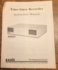 Exxis ER0024 Time-lapse Recorder Instruction Manual