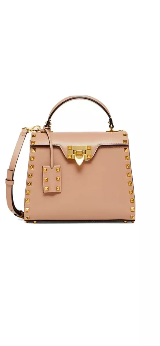 Valentino Garavani Rockstud Bag in Grained Leather with Studs