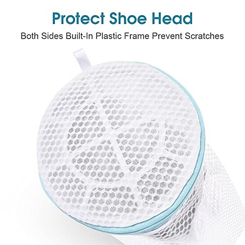 OTraki Shoe Washing Bag 7 x 15 inch 2 Pack Durable Sneaker Mesh Laundry