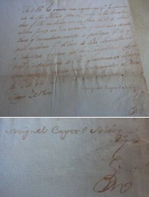 Spanischer Finanzminister Miguel Cayetano SOLER (1746-1809): Brief ARANJUEZ 1800 - Bild 1 von 4