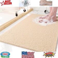 Quick Drying PVC Bathtub Mat 17x30 - Durable Non-Slip Shower Rug for Families