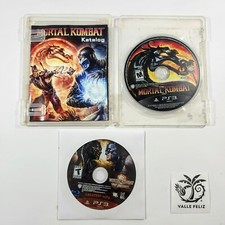 Lotto Completo Mortal Kombat 9 + MK vs DC PS3 Bundle Testato Funzionante