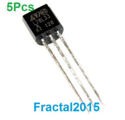 5 Stück L78L33ACZ TO-92 L78L33 78L33 TO92 STMicroelectronics