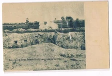 Germany RARE Old Military Postcard Protective trench near Ypres WW1 1916