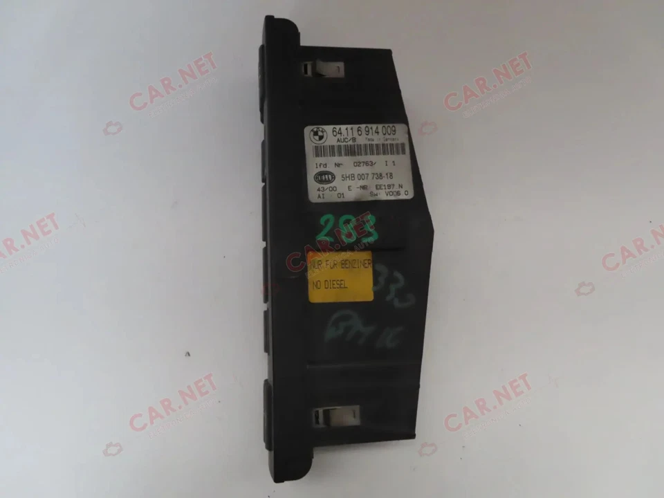 64.11 6914009 CENTRALINA COMANDI CLIMA AUTOMATICO BMW 330i E46 HELLA 5HB007738 Foto 4 de 4