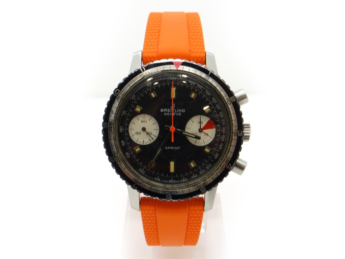 Vintage Stainless Steel Breitling Sprint Chronograph Manual Wind