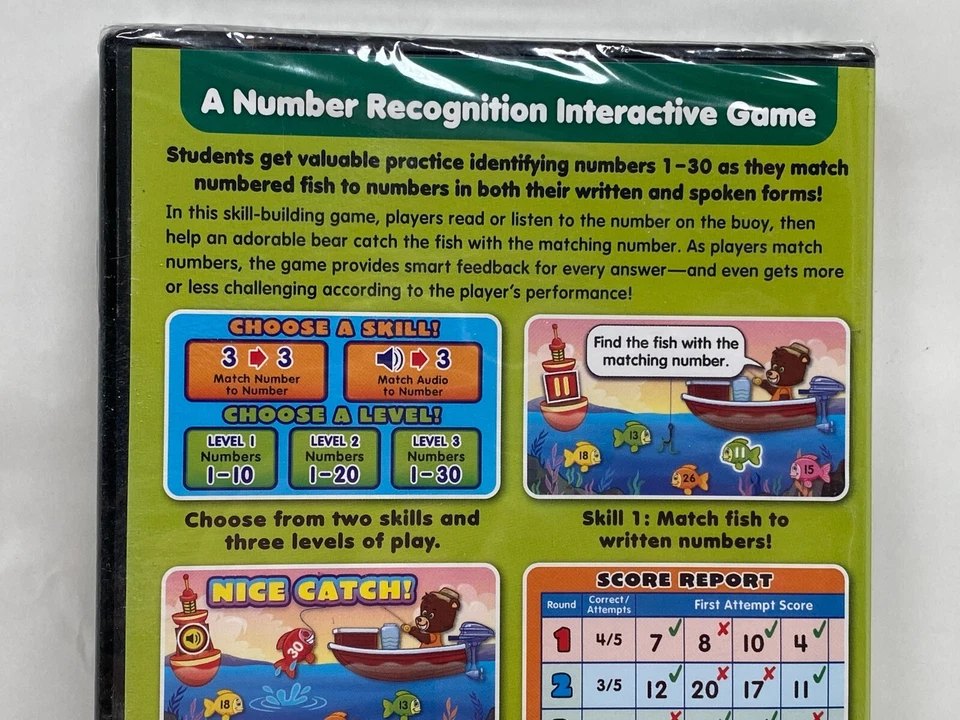 Catch to Learn Number Recognition: Math, Pre K-K (PC / MAC) NEW Homeschool Pre K - Image 3 of 4
