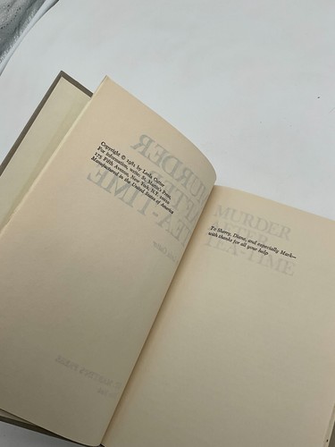 Murder After Tea Time by Leela Cutter 1981 Hardcover St. Martin Press. BG - 第 3/5 張圖片