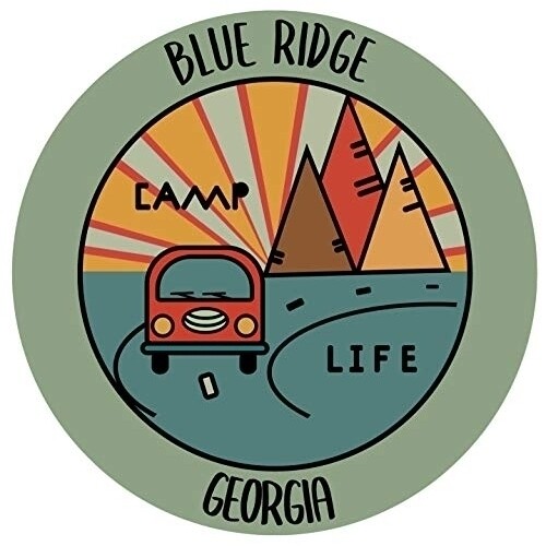 Blue Ridge Georgia Souvenir Decorative Stickers (Choose Theme And Size ...