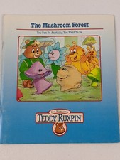 Vintage Teddy Ruxpin Book ONLY The Mushroom Forest Softcover
