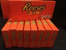 Reese's Pieces-Peanut Butter in Crunchy Shell Candy THEATRE BOX- BUY MORE SAVE$$