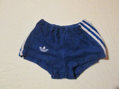 Short Bloomer Adidas Vintage 70s - Taille XS, Bleu Marine/blanc, Neuf Sans étiquette
