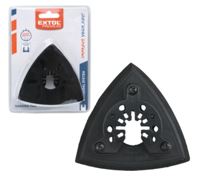 Dreieck Schleifplatte Multittool Deltaschleifer Sandpapierträger 90mm UNIVERSAL
