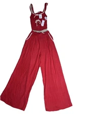 Sienna Sky two-piece  set Flare Trendy Feminine Size Small Soft Airy  