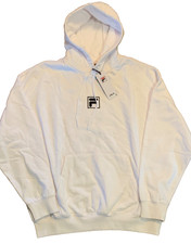 NWT 90 FILA White Casa Fila Country Club Hoodie Sweatshirt Men  s Size M