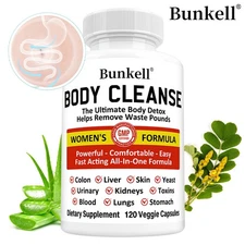 Body Cleansing Capsules - Skin, Gut Health, Weight Management