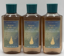 3 Pack Bath and Body Works Magic In The Air Body Wash 10 Oz Bottles Set Of 3