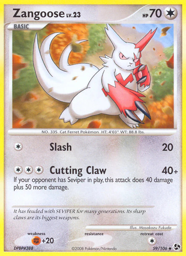 Zangoose (59/106) [Diamond &amp; Pearl: Great Encounters] Lightly Played