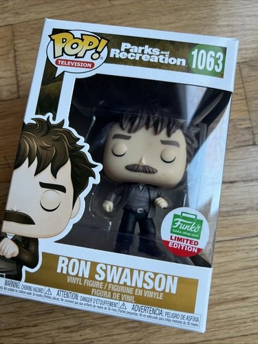 Funko Pop Television Ron Swanson 1063 Parks and Recreation Funko Shop Exclusive