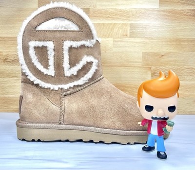 UGG x Telfar Logo Mini Chestnut Boots Tan Women s 8 Men s Size 6