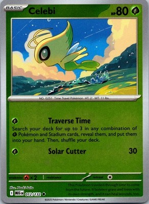 Celebi Uncommon ME01: Mega Evolution 012/132 NM