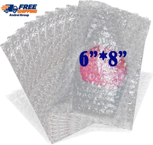100Pack 6x8 Inch Bubble Out Bags Bubble Pouches Wrap Cushioning Packaging Bags - product listing photo