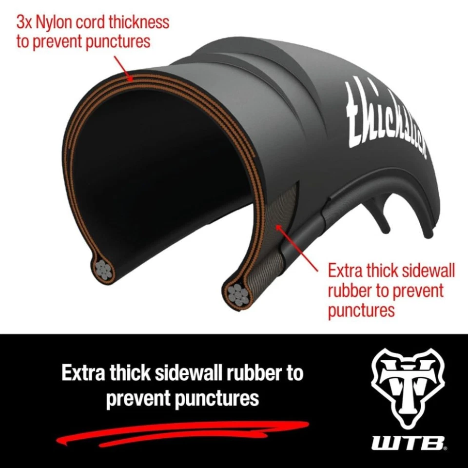 WTB ThickSlick Comp (650B) 27.5" x 1.95" Bike Fast Tire Slick Commuter - Image 2 of 4